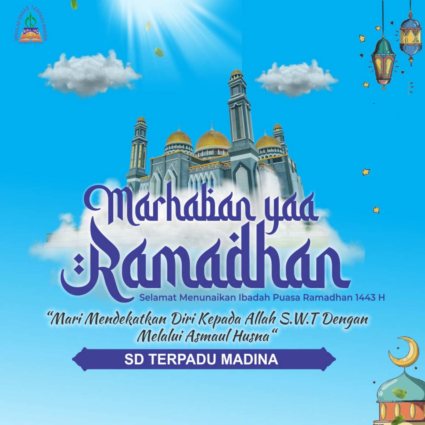 Segenap Keluarga Besar SD Terpadu Madina Samarinda Selamat Menjalankan Ibadah Puasa Ramadhan 1433H
